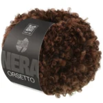 Lana Grossa Orsetto 103 Marrón/Negro