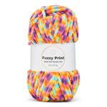 LindeHobby Fuzzy Chenille Print 08 Confeti