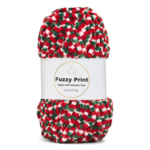 LindeHobby Fuzzy Chenille Print 11 Navidad