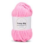 LindeHobby Fuzzy Chenille BIG 48 Rosa neón claro