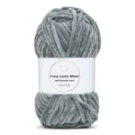 LindeHobby Fuzzy Chenille Silver Lurex 05 Gris oscuro