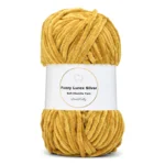 LindeHobby Fuzzy Chenille Silver Lurex 23 Ocre dorado