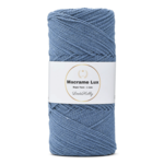 LindeHobby Macrame Lux, Cuerda de macramé, 1 mm 13 Azul