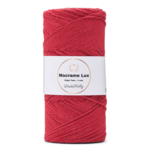 LindeHobby Macrame Lux, Cuerda de macramé, 1 mm 10 Rojo