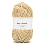 LindeHobby Fuzzy Chenille Gold Lurex 08 Beige oscuro