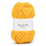 LindeHobby Fuzzy Chenille Gold Lurex 47 Amarillo dorado