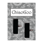 ChiaoGoo Topes De Cable, 2 Unidades Large Negro