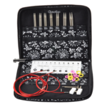 ChiaoGoo Set de Agujas Circulares Intercambiables Twist Red Lace, Small, 13 cm