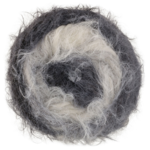 Lana Grossa Basta Mista 109 Blanco/Gris claro/Gris medio/Gris oscuro/Antracita