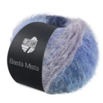 Lana Grossa Basta Mista 122 Azul noche/azul real/azul vaquero/gris/gris claro