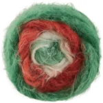 Lana Grossa Basta Mista 799 Verde/Blanco/Rojo