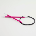 KnitPro Zing aguja circular, 150 cm, 5.00 mm