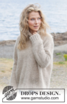 262-24 Frosted Oats Sweater by DROPS Design