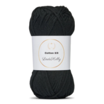 LindeHobby Cotton 8/8 – Natural Harmony, 10 ovillos 108 Nero TX