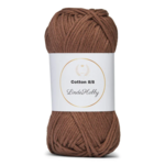LindeHobby Cotton 8/8 – Natural Harmony, 10 ovillos 034 Castagna