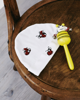 Kit de Bordado Mariquitas 7 x 9 cm