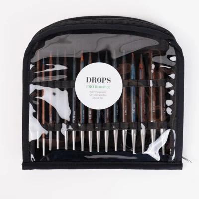 DROPS Pro Romance de Agujas Circulares Intercambiables Set Deluxe