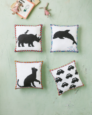 Kit de bordado Rinoceronte 27 x 27 cm