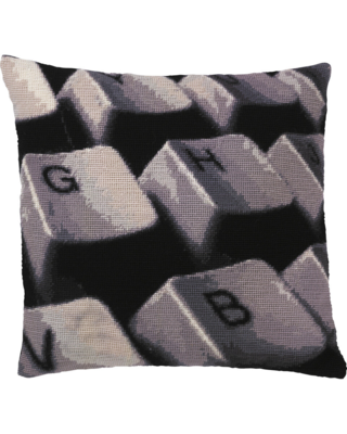 Kit de bordado Teclado 38 x 39 cm