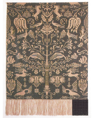 Kit de bordado Beidewand verde oscuro 101 x 140 cm