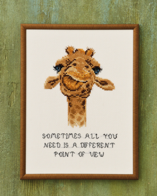 Kit de Bordado Jirafa 18 x 24 cm R5703