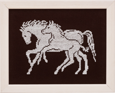 Kit de Bordado Caballo c/potro 5381 17 x 22 cm
