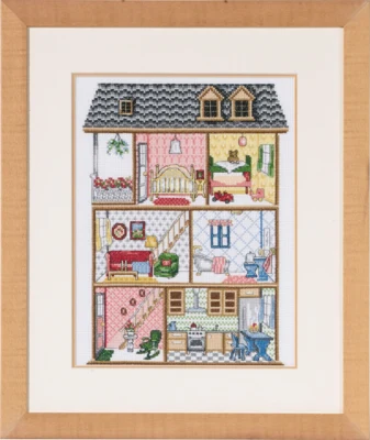 Kit de Bordado Casa de Muñecas R5488/00 39x32 cm