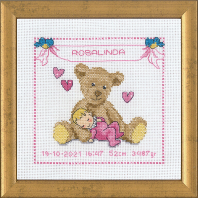 Kit de Bordado Rosalinda R5500 19 x 19 cm