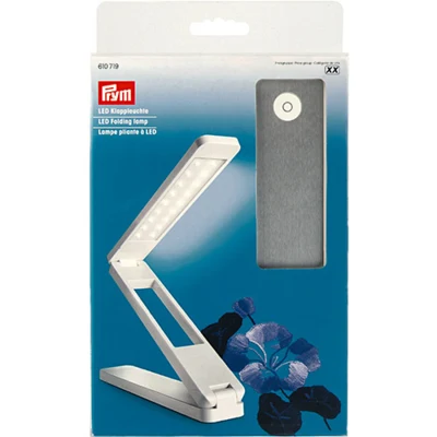 Lámpara LED plegable Prym blanca