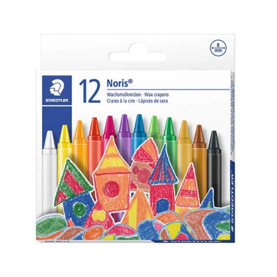 STAEDTLER Noris Club 220 crayones de cera, 12 piezas