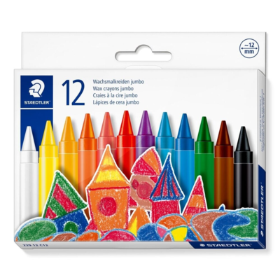 STAEDTLER Noris Club jumbo 229 Crayones de cera, 12 piezas