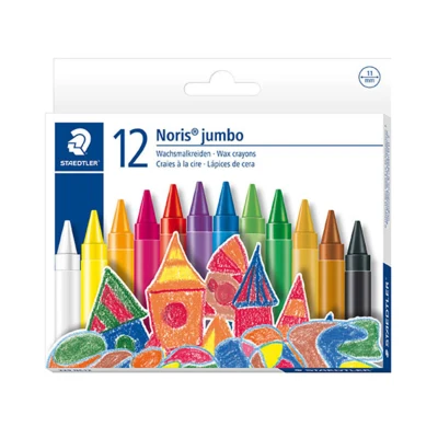 STAEDTLER Noris Club jumbo 229 Crayones de cera, 12 piezas