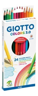 Giotto Colors 3.0 Lápices de colores, 24 piezas