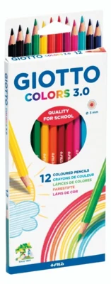 Giotto Colors 3.0 Lápices de colores, 12 piezas