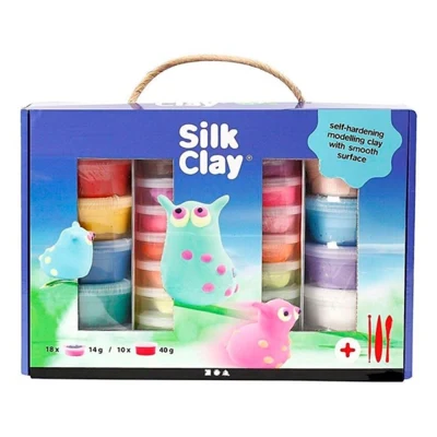 Caja de regalo Silk Clay, 18x14 g + 10x40 g