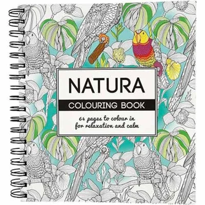 Libro para colorear Natura 19,5 x 23 cm, 64 páginas