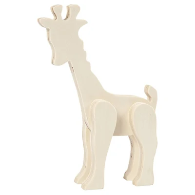 Figura de animal, madera de triplay, 1 ud.