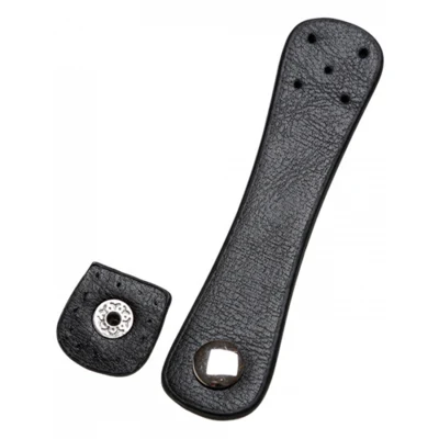 Go Handmade Correa de Bolso con Botón a Presión Plateado 2x11 cm