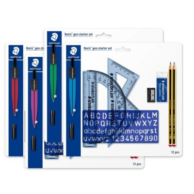 STAEDTLER Noris Juego de geometría, 12 piezas