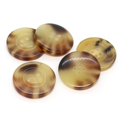 HobbyArts Botones de Resina, 28 mm, 5 piezas