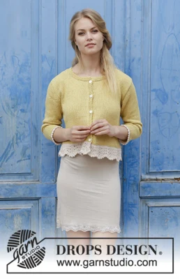 Cárdigan 187-13 Adele de DROPS Design