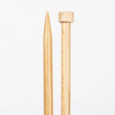 DROPS Basic Agujas Rectas Madera 35 cm (5.50-10.00 mm)