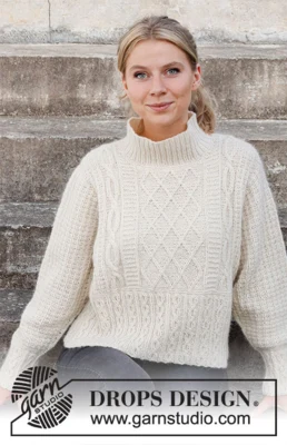 Suéter 218-3 Ice Castles de DROPS Design