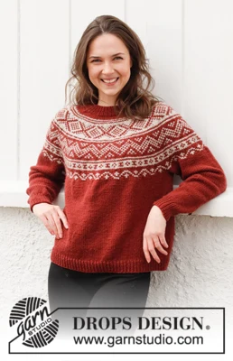 217-11 Navidad al aire libre por DROPS Design