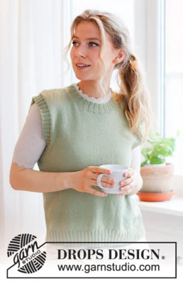 220-42 Chaleco Abby de DROPS Design