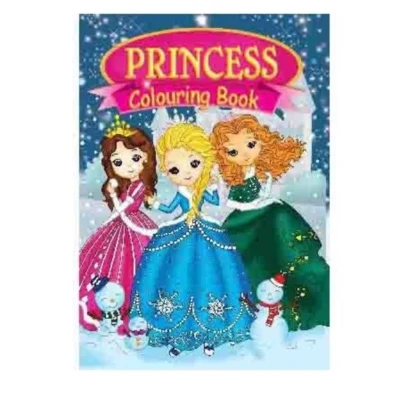 Libro de colorear Princesa A4, 16 páginas