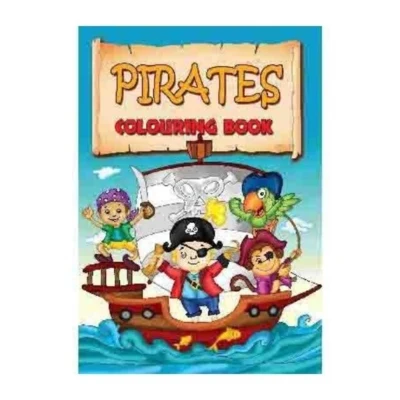 Libro de colorear A4 Pirate 2, 16 páginas