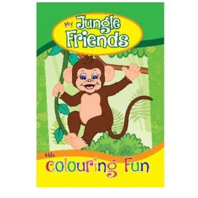 Libro para Colorear A4 Mis Amigos de la Selva