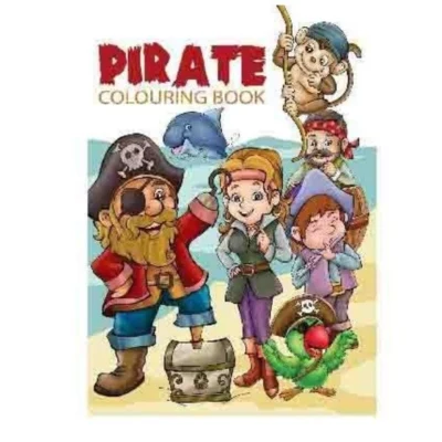 Libro de colorear A4 Pirate 1, 16 páginas