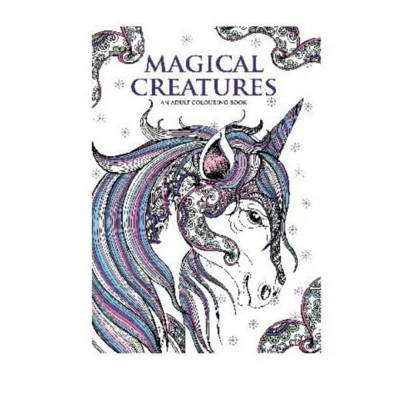 Libro para colorear A4 Magical Creatures, 32 páginas